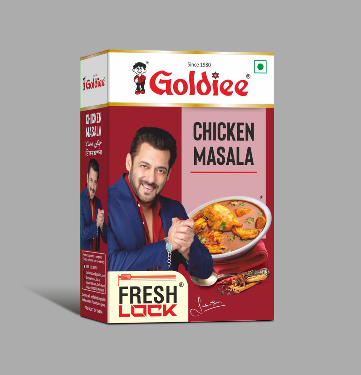 GOLDIEE CHICKEN MASALA 100G.