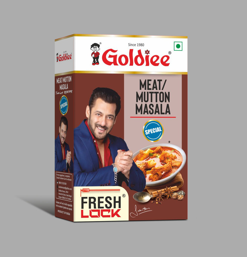 GOLDIEE MEAT/MUTTON MASALA 100G. GOLDIEE MEAT/MUTTON MASALA 100G.
