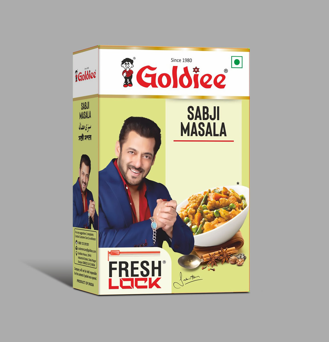 GOLDIEE SABJI MASALA 100G. GOLDIEE SABJI MASALA 100G.